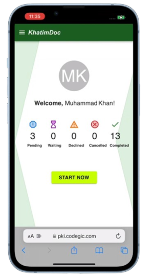 KhatimDoc - Signing Document on Mobile KhatimDoc - Signing Document on Mobile