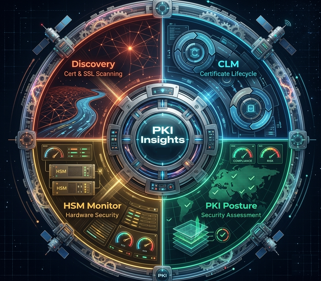 PKI Insights - areas of influence - CLM - HSM - CA - Discovery PKI Insights - areas of influence - CLM - HSM - CA - Discovery
