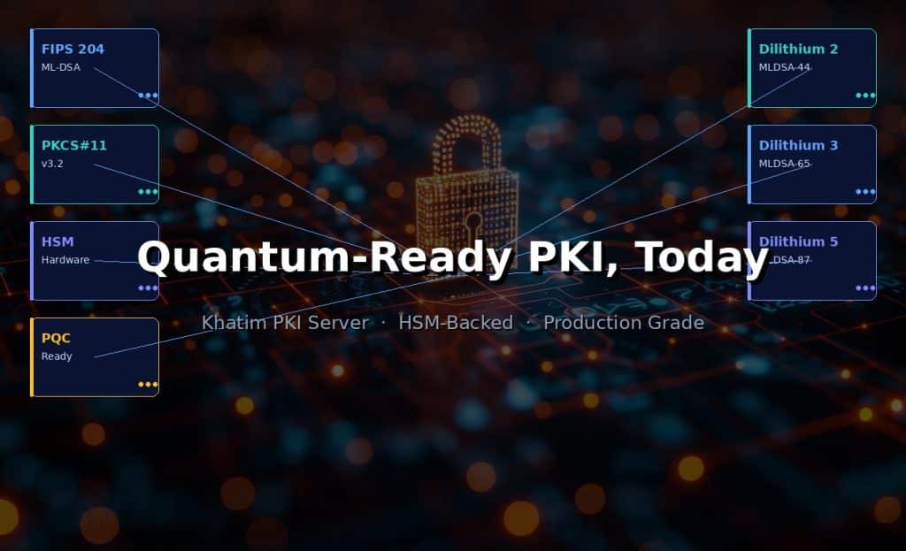Khatim PKI Server supports Production-Grade PQC with HSM Integration