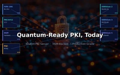 Khatim PKI Server supports Production-Grade PQC with HSM Integration